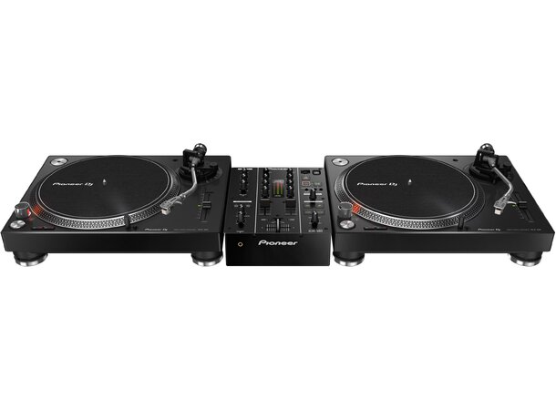 Pioneer DJ PLX-500 Platespiller, Sort High Torque Direct Drive Turntable 